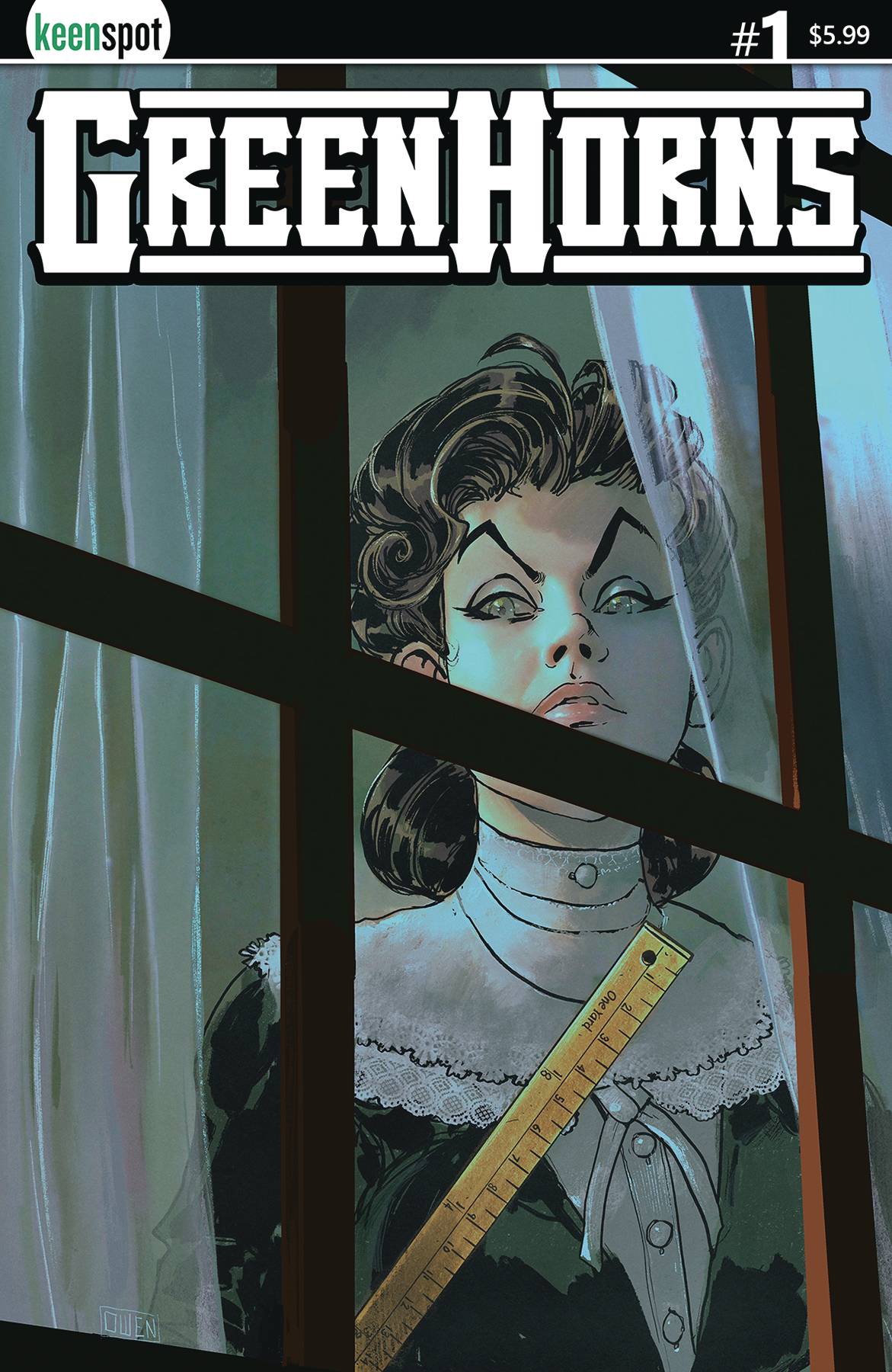 JUL231749 GREENHORNS 1 CVR B OWEN GIENI Previews World