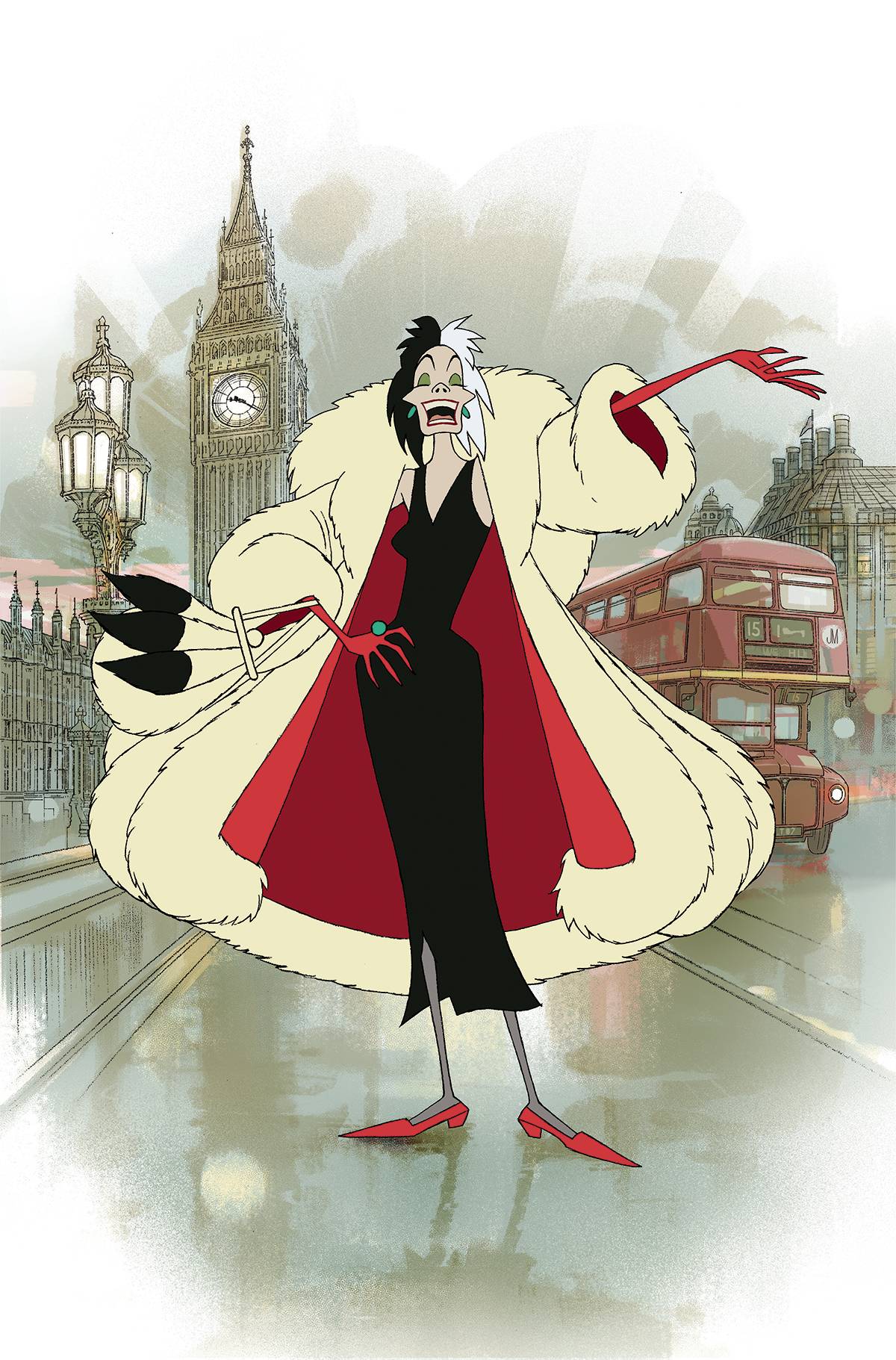 OCT230200 DISNEY VILLAINS CRUELLA DE VIL 1 CVR G 15 COPY INCV(04)
