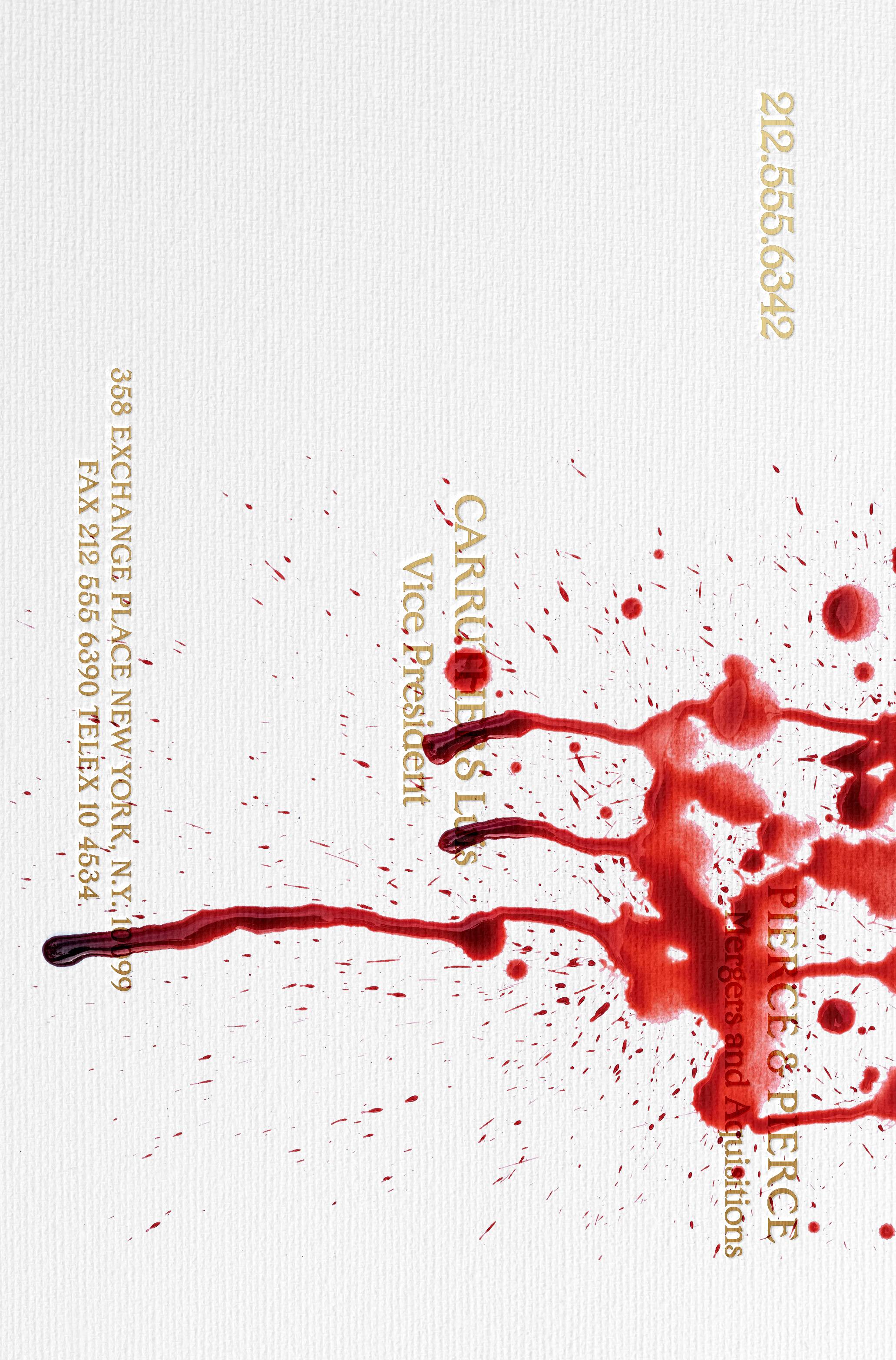 SEP238876 AMERICAN PSYCHO 4 (OF 5) CVR E BRUDER BUSINESS CARD VAR (MR Previews World