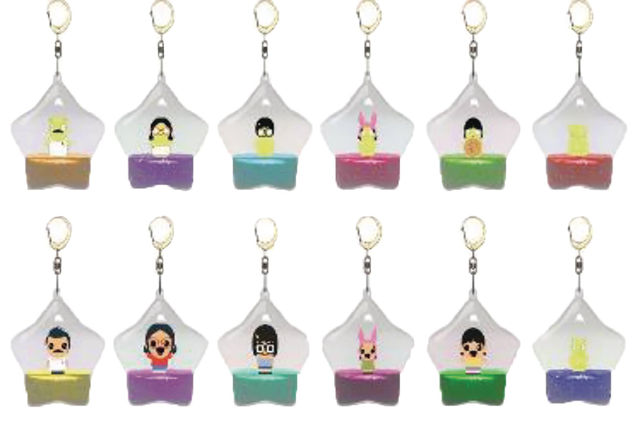 FEB247787 BOBS BURGERS TSUNAMEEZ KEYCHAIN 24PC BMB DS
