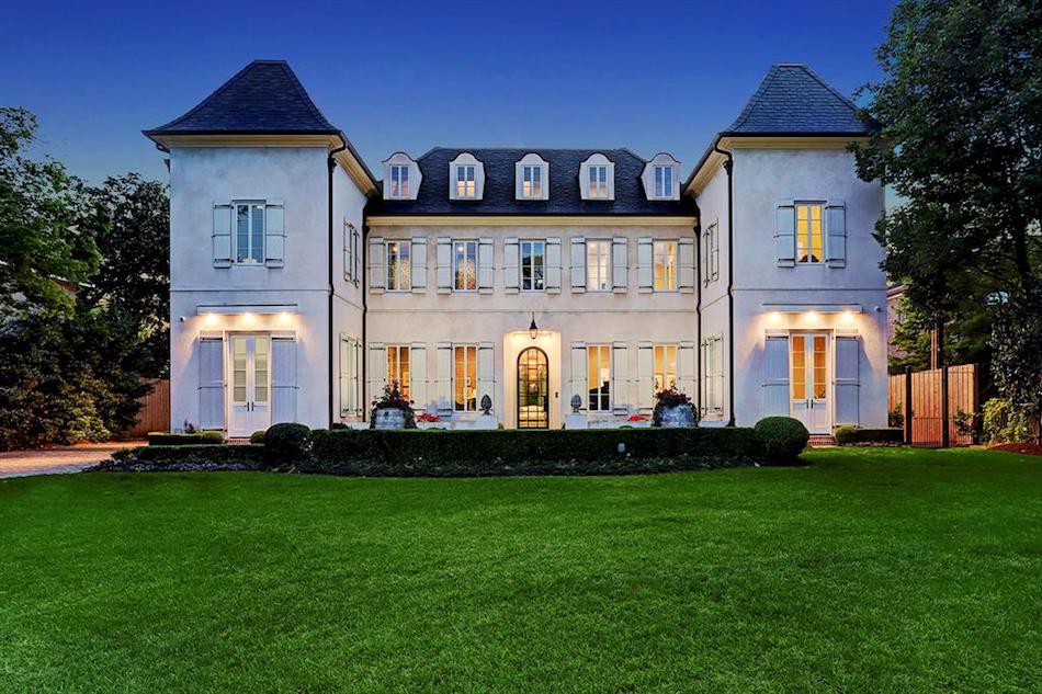 Traditional French Manor by Thomas O'Neill Homes in Houston, TX for 8