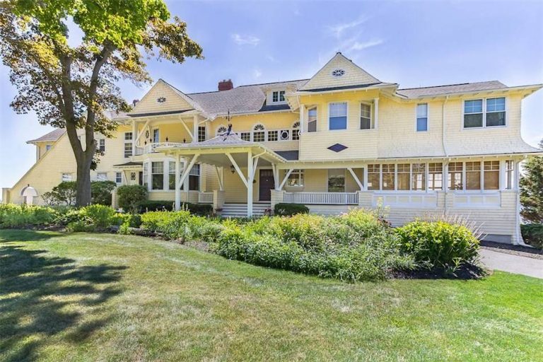 c.1890 Oceanfront Wavecrest Mansion Reduced to 3.75M in Swampscott, MA