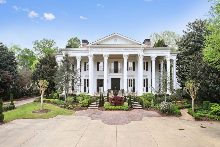 Greek Revival Manor Asks 3.49M on the Chattahoochee River (PHOTOS