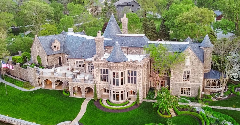 18,000 Sq. Ft. Stone Castle on Weatherby Lake Reduced to 4.45M (PHOTOS