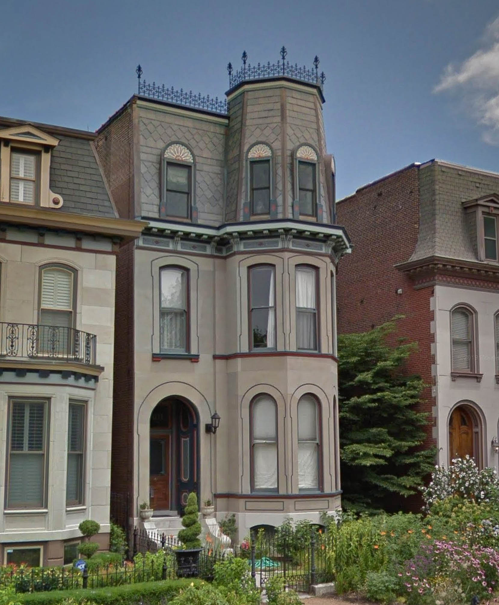 The Revival of a FrenchInspired Second Empire Home in Lafayette Square