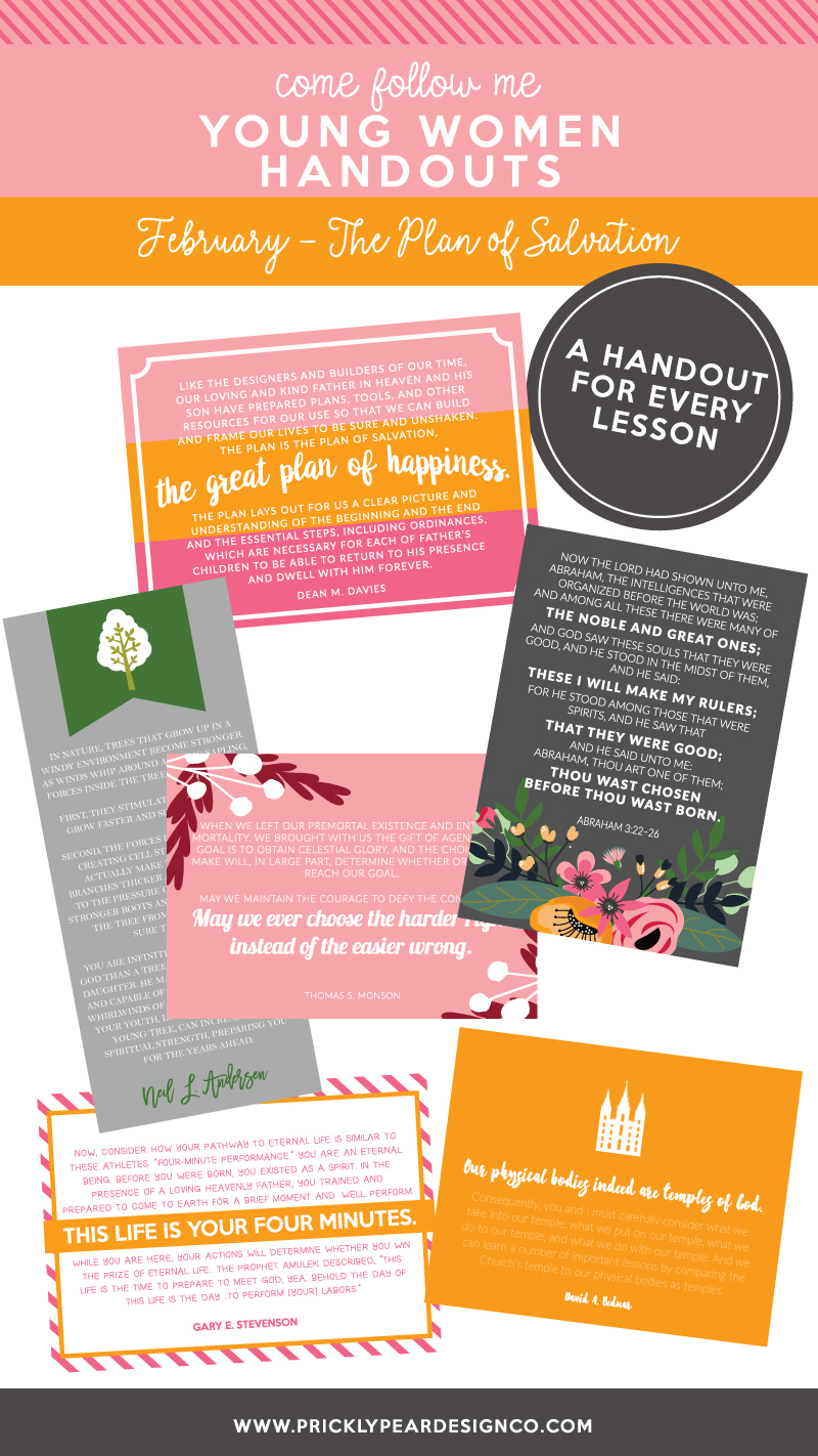 2017 LDS Young Women's Come Follow Me February 2017 The Plan of
