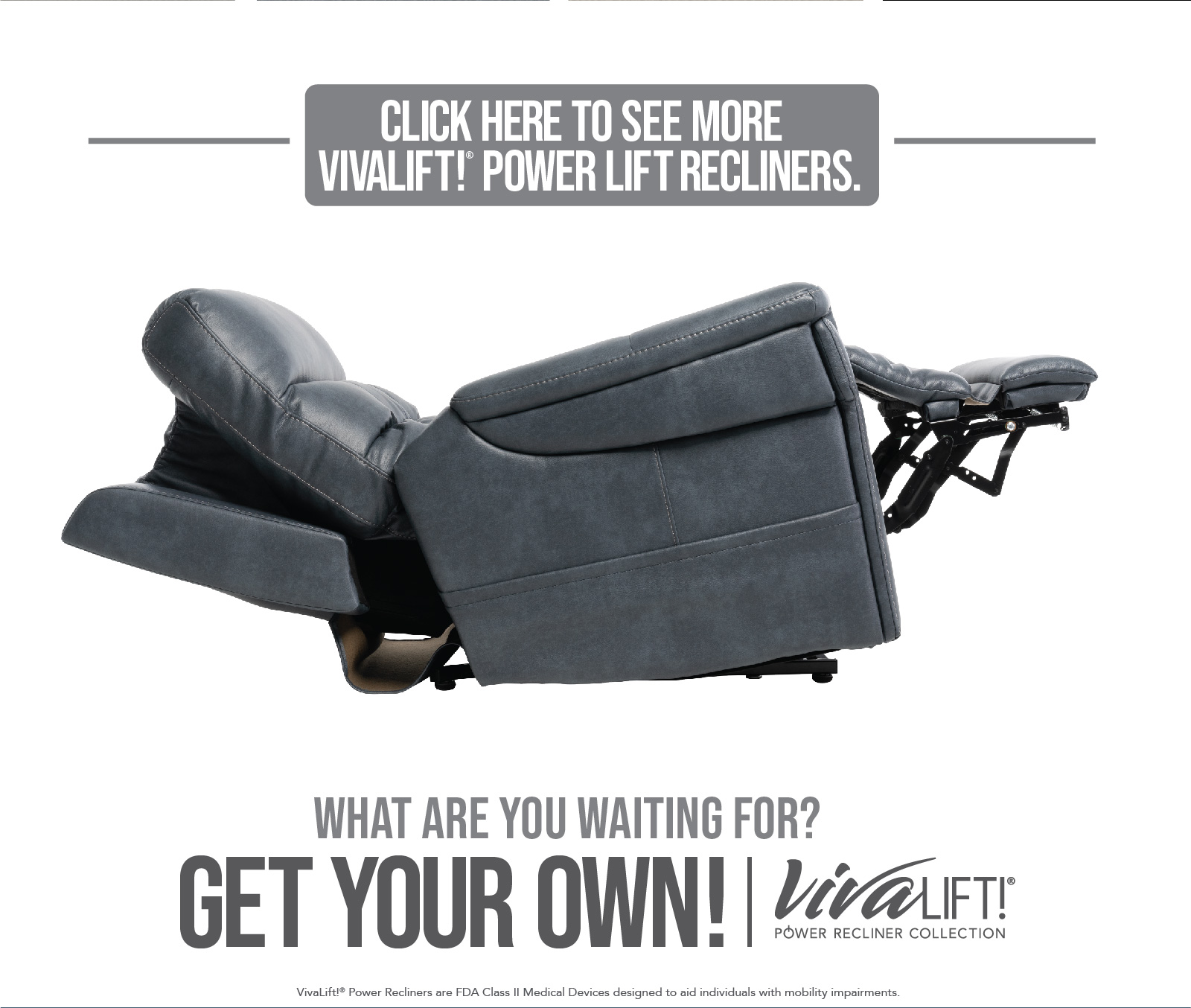 Pride Mobility® | VivaLIFT! Ultra | VivaLIFT! Power Recliners