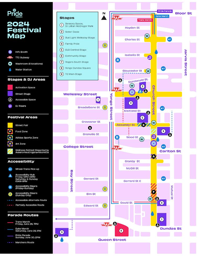 Festival Map & Areas Pride Toronto Festival Map & Areas Pride Toronto