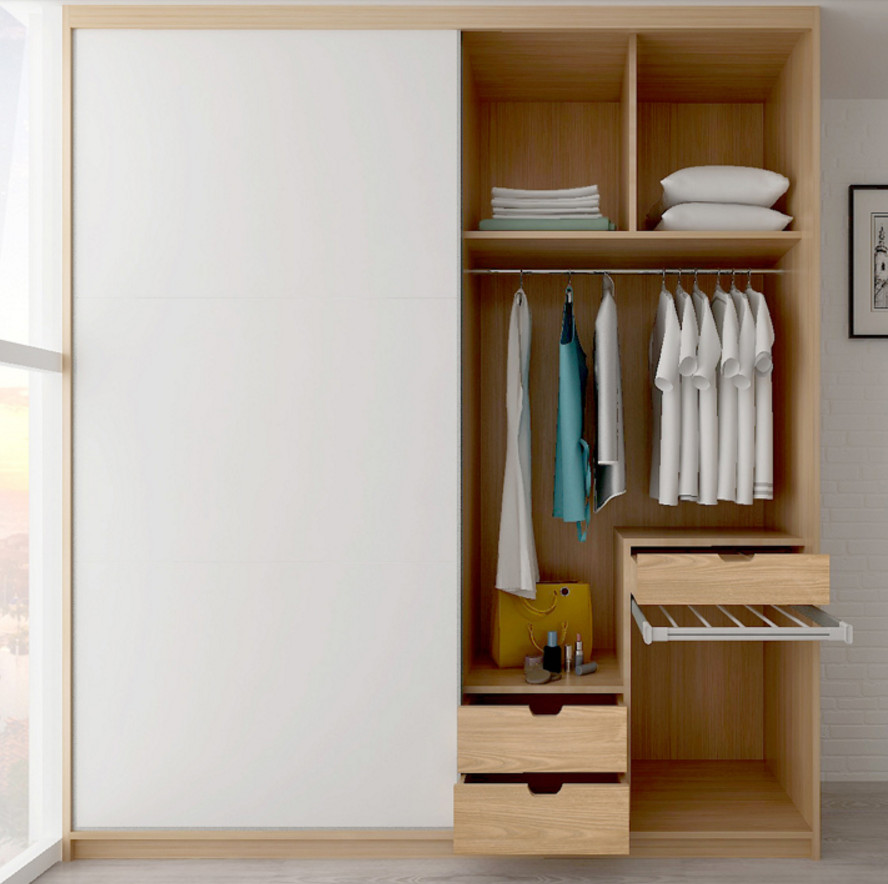 Sliding door wardrobe large wardrobe closet