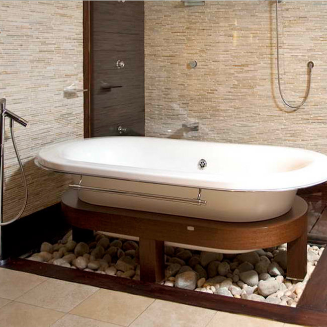 composite stone free standing bathtub solid surface bathtubs wholesale