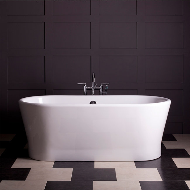 composite stone free standing bathtub solid surface bathtubs wholesale