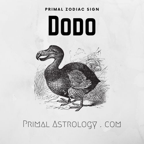 Primal Astrology Spirit of the Dodo