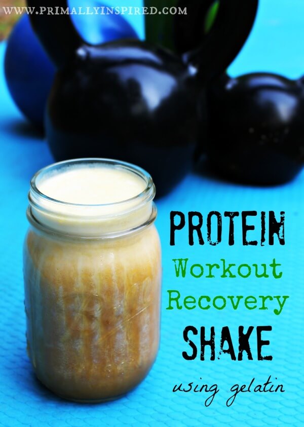 Workout Recovery Protein Shake with Gelatin Paleo
