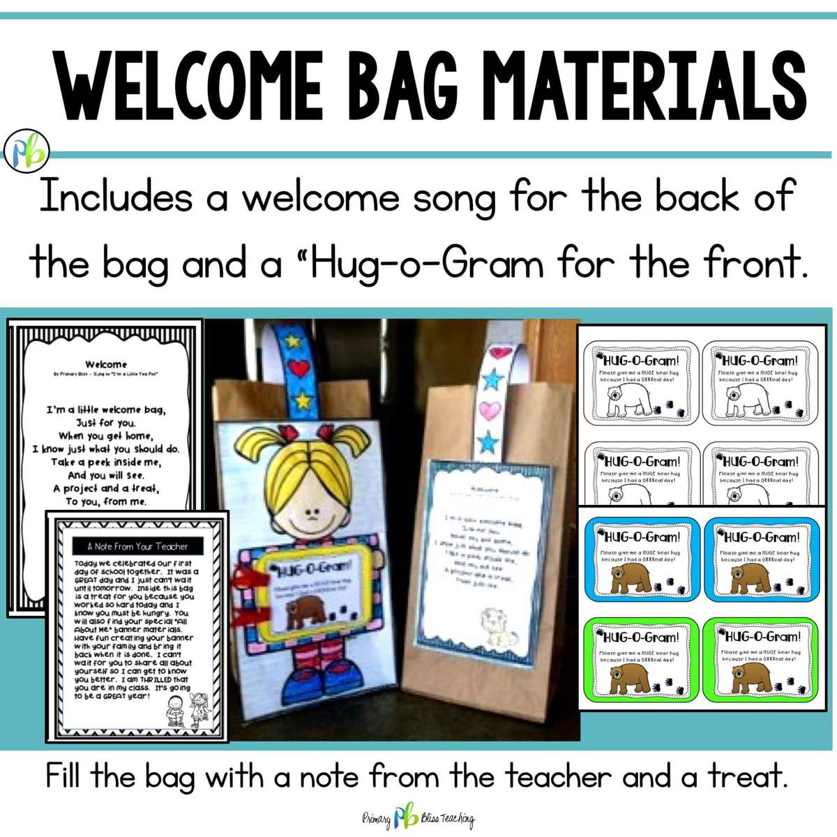 Back To School Bag And Banner Project For The First Day Of School