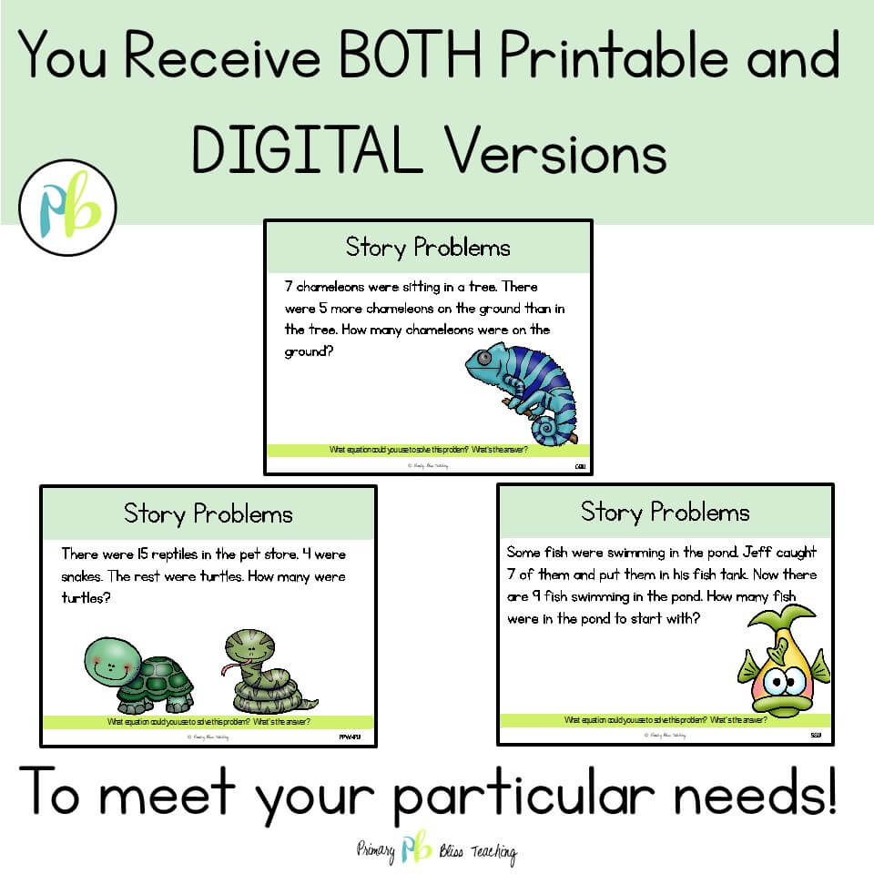Maybe you would like to learn more about one of these? FIRST GRADE WORD PROBLEM NUMBER TALKS for Addition and ...