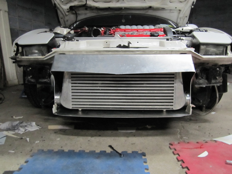 Did some fmic/radiator ducting work...pics 3000GT/Stealth