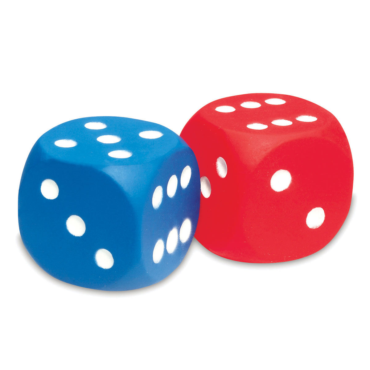 Foam Dot Dice Set of 2 by Learning Resources LER2228 Primary ICT