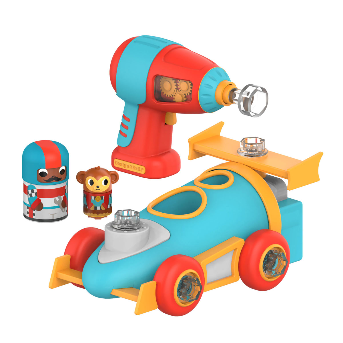 Design & Drill Bolt Buddies Race Car by Educational Insights EI4186