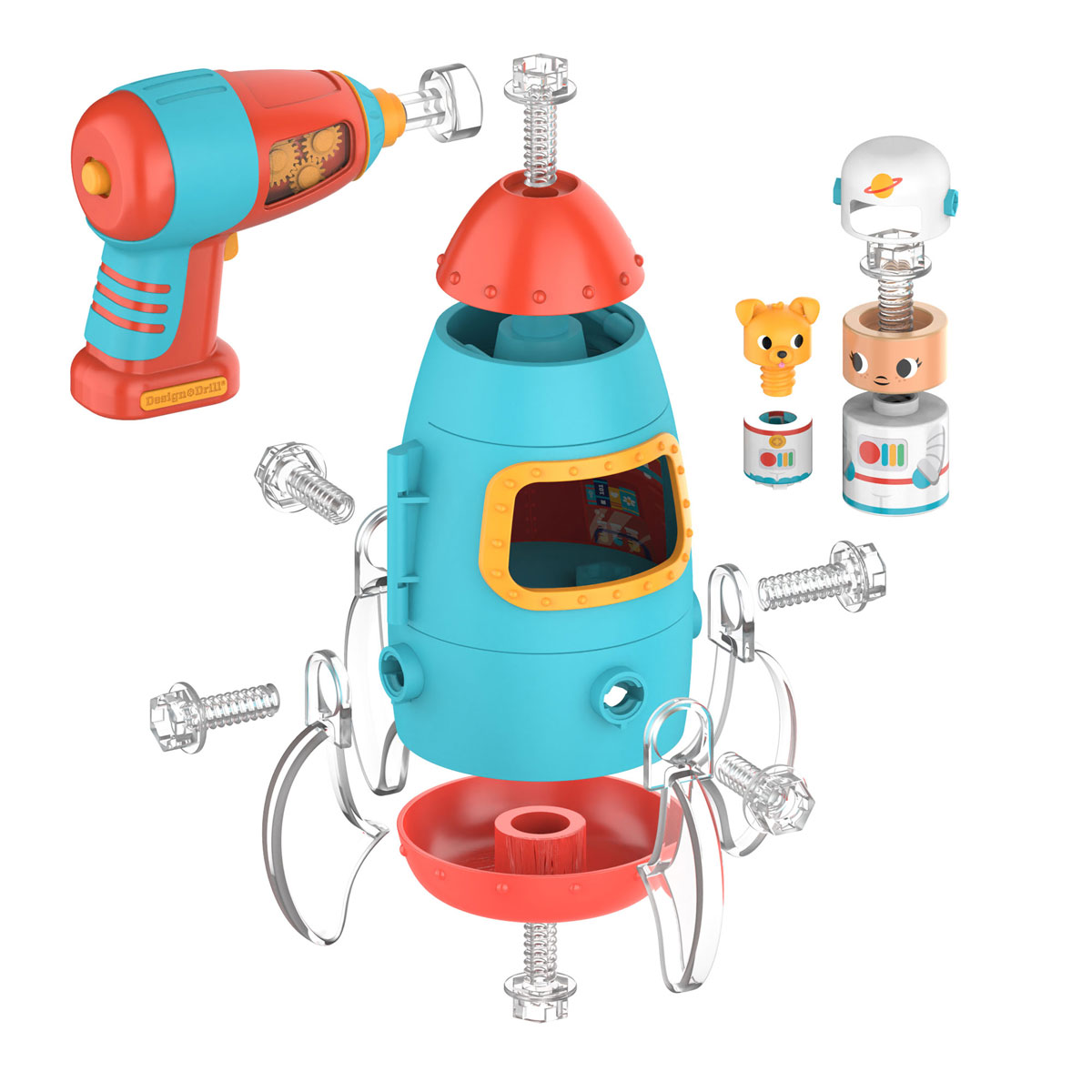 Design & Drill Bolt Buddies Rocket by Educational Insights EI4187