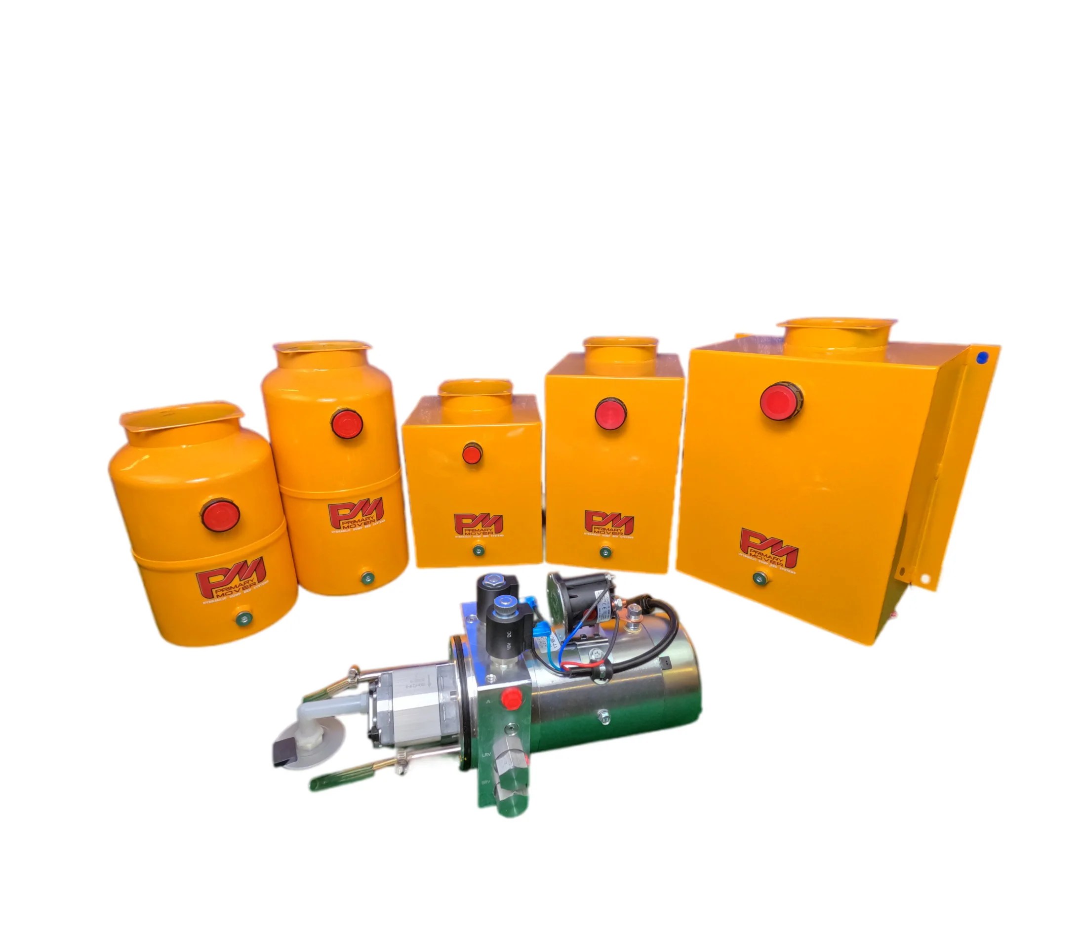DLH 12V DoubleActing Hydraulic Pump Steel Reservoir Primary Mover