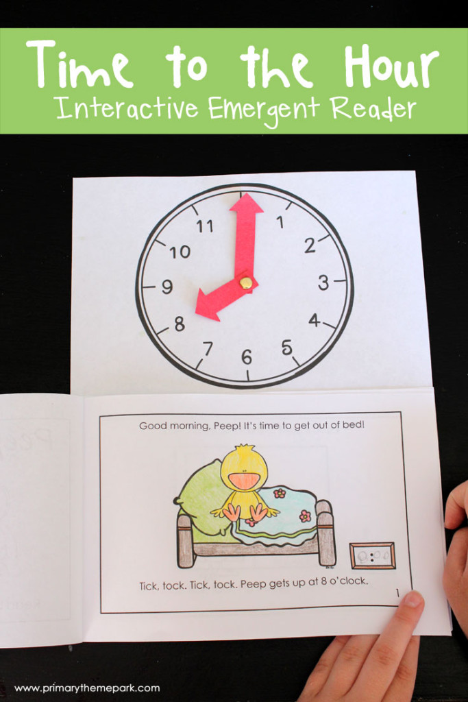 Time Activities for First Grade Primary Theme Park