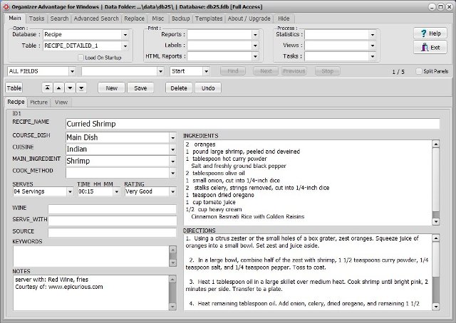 Free Cooking Website Templates Create a Free Cookbook
