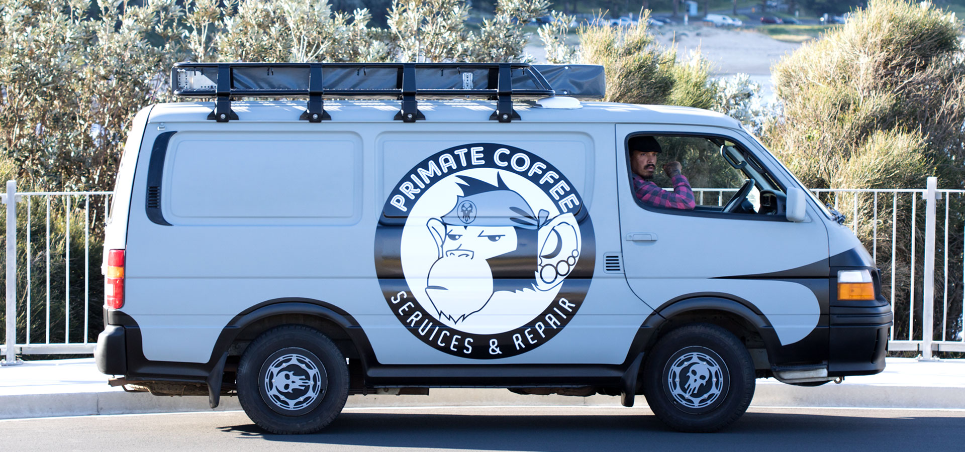 Primate Coffee Van Mobile Coffee Van Wollongong, Sydney, Canberra