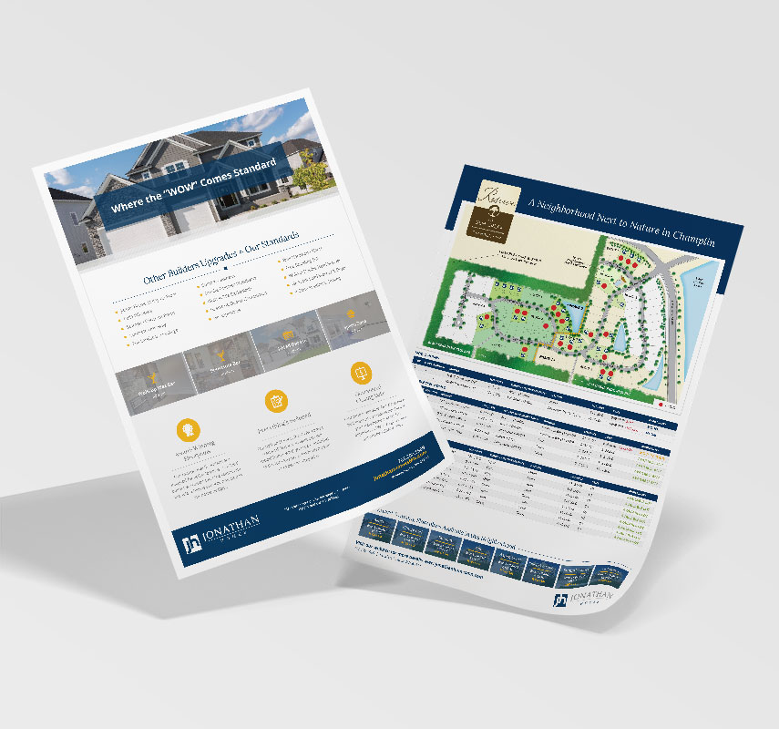 Our Client Work Jonathan Homes Prime Advertising