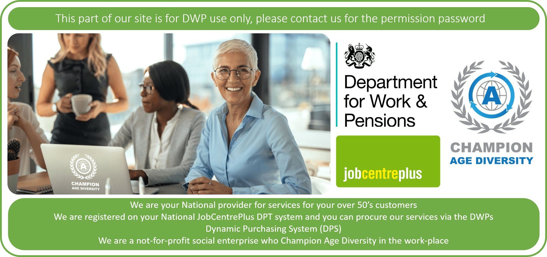 DWP use only Prime Candidate