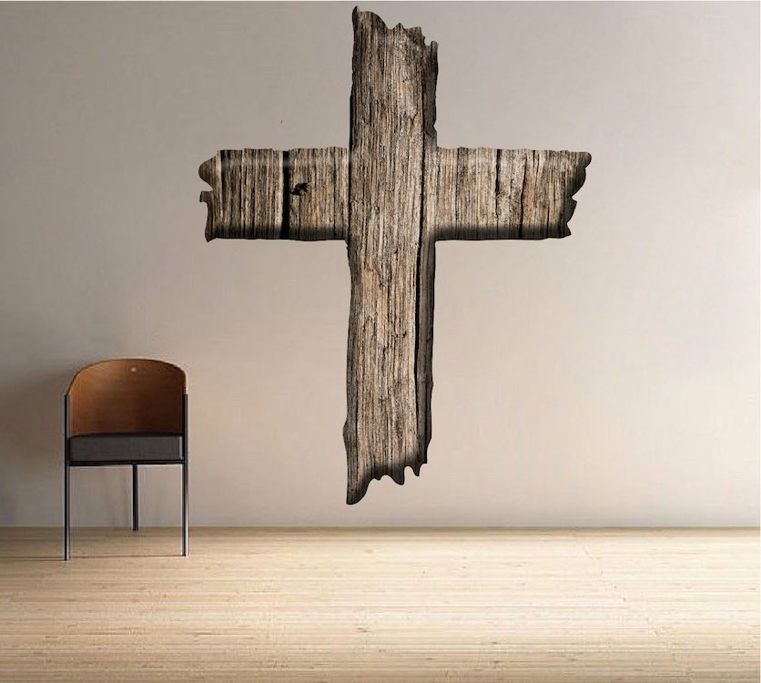 Cross Wall Decal Mural Cross Wall Stickers Primedecals