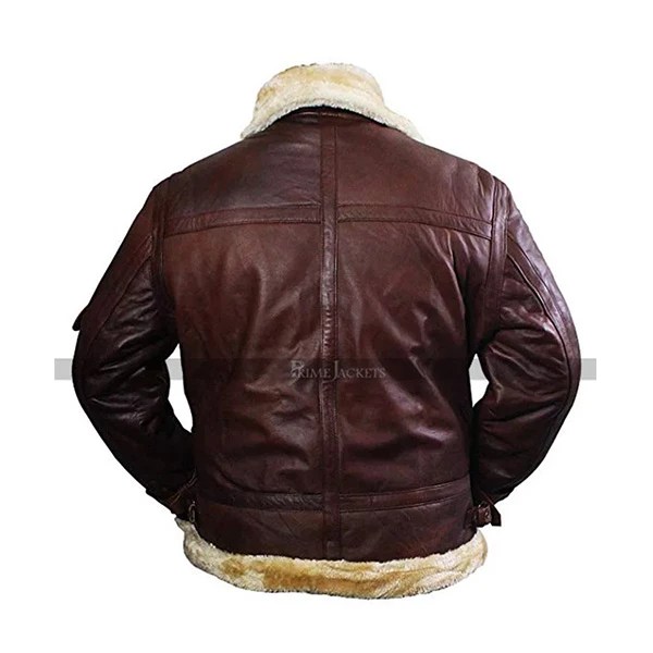 B3 Mens Jacket Shearling Sheepskin World War 2 Bomber Jacket