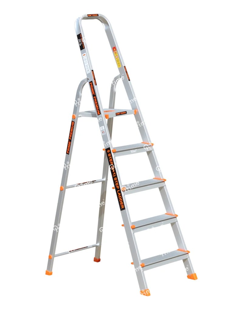 Prime Premium 4+1 Step Ladders Prime Ladders