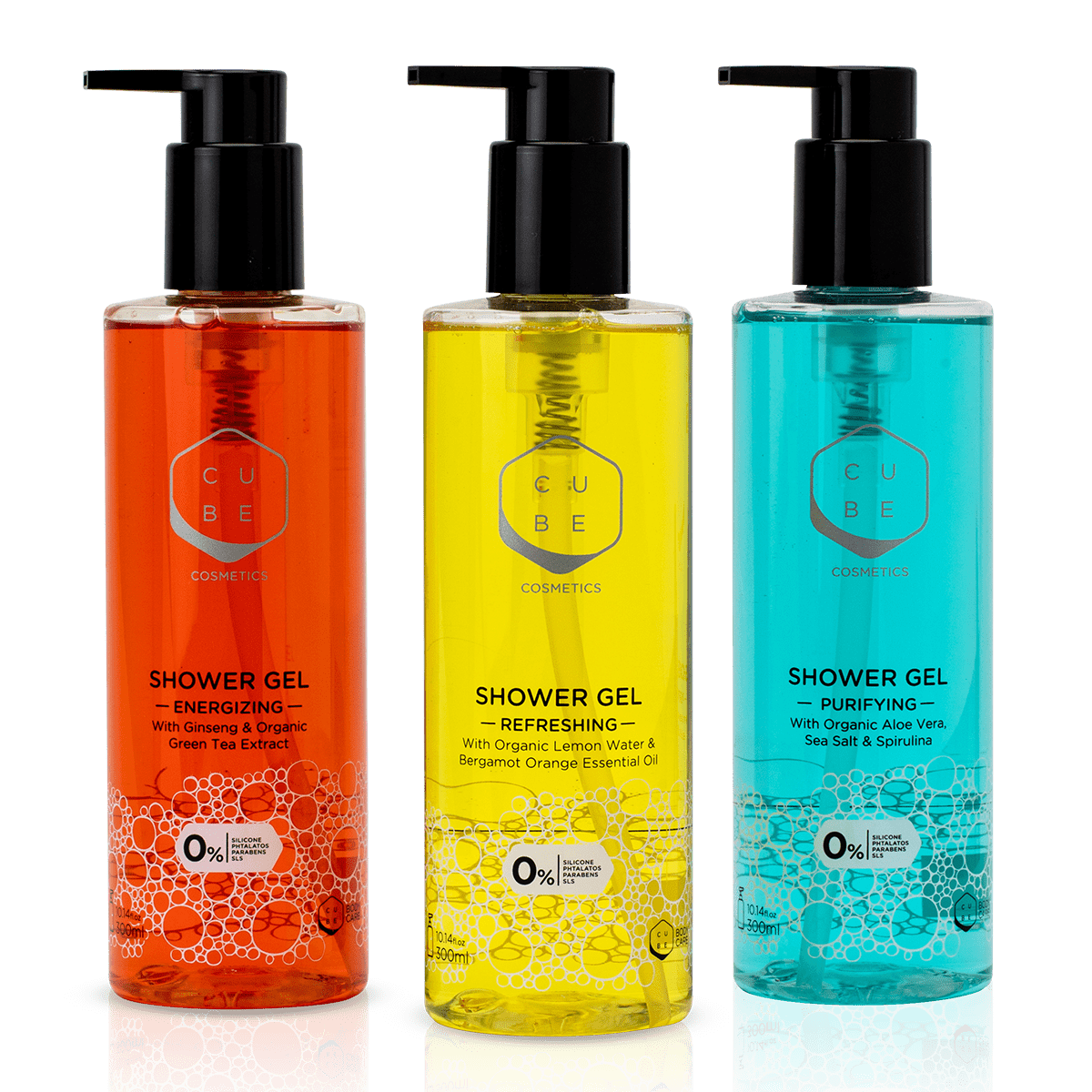 Shower Gel CUBE Energyzing Prime Store Supply