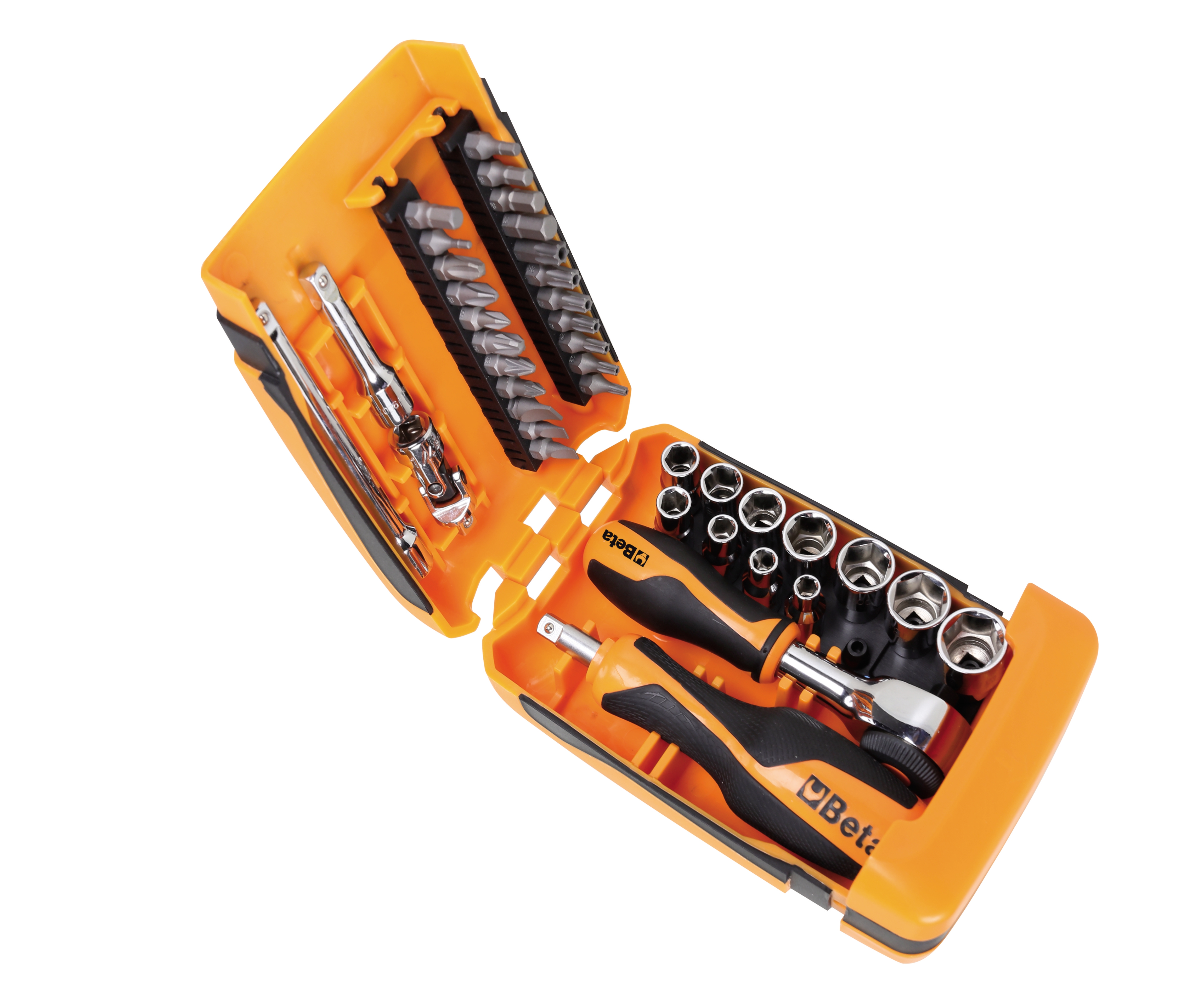 Beta 900/C39R 1/4″ Drive Hexagon Socket & Bit Set with Rotator Ratchet PrimeTools