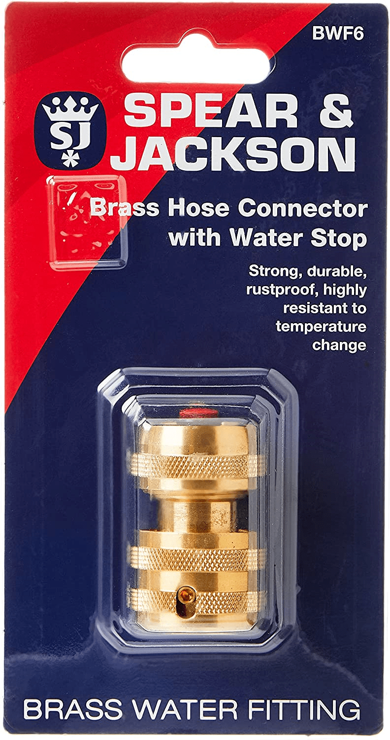 Spear and Jackson BWF6 1/2″ Female Brass Quick Fit Hose Connector with
