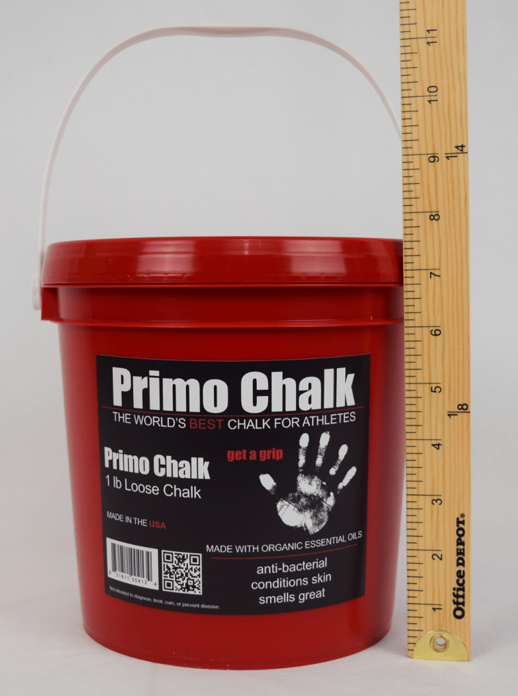 1lb Primo Red Chalk Bucket better chalk and skin care that’s better