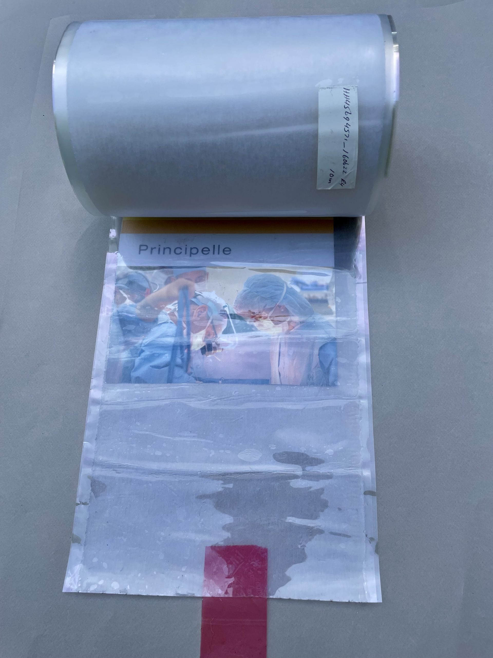 Manufacturing Hydrogel Sheet Rolls · Principelle