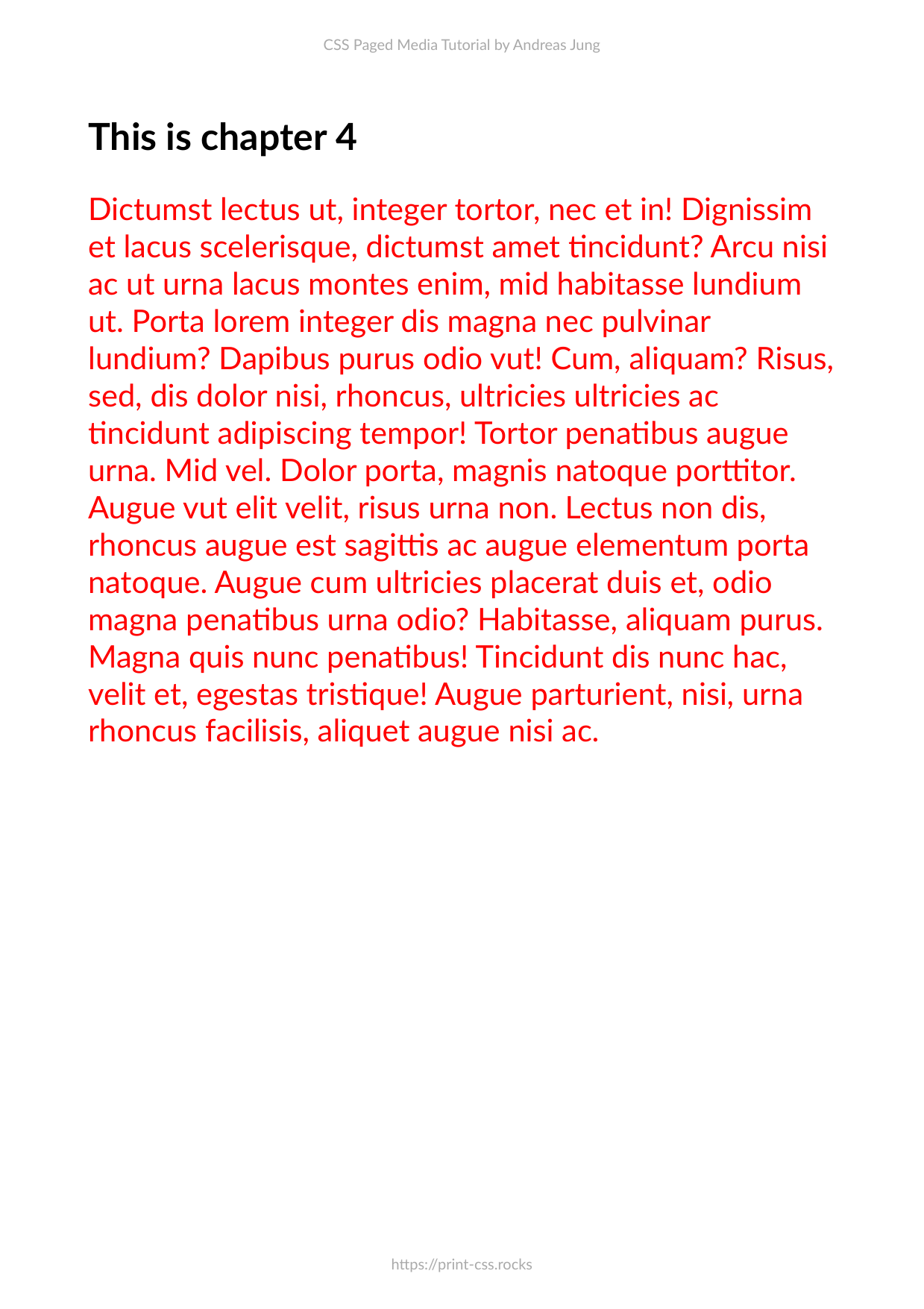 printcss.rocks PrintCSS CSS Paged Media tutorial and information