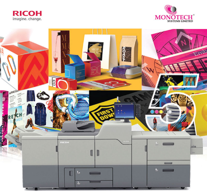 Gold and silver colours to dazzle in RICOH Pro C7200X series prints