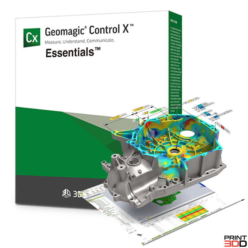 Geomagic Control X Essentials (Inspection) Print3dd Thailand 3D