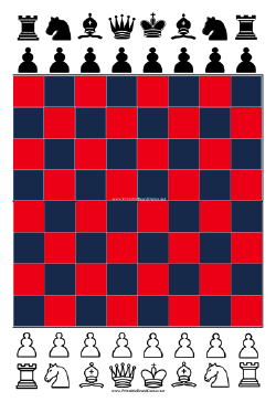 Printable Chess Board