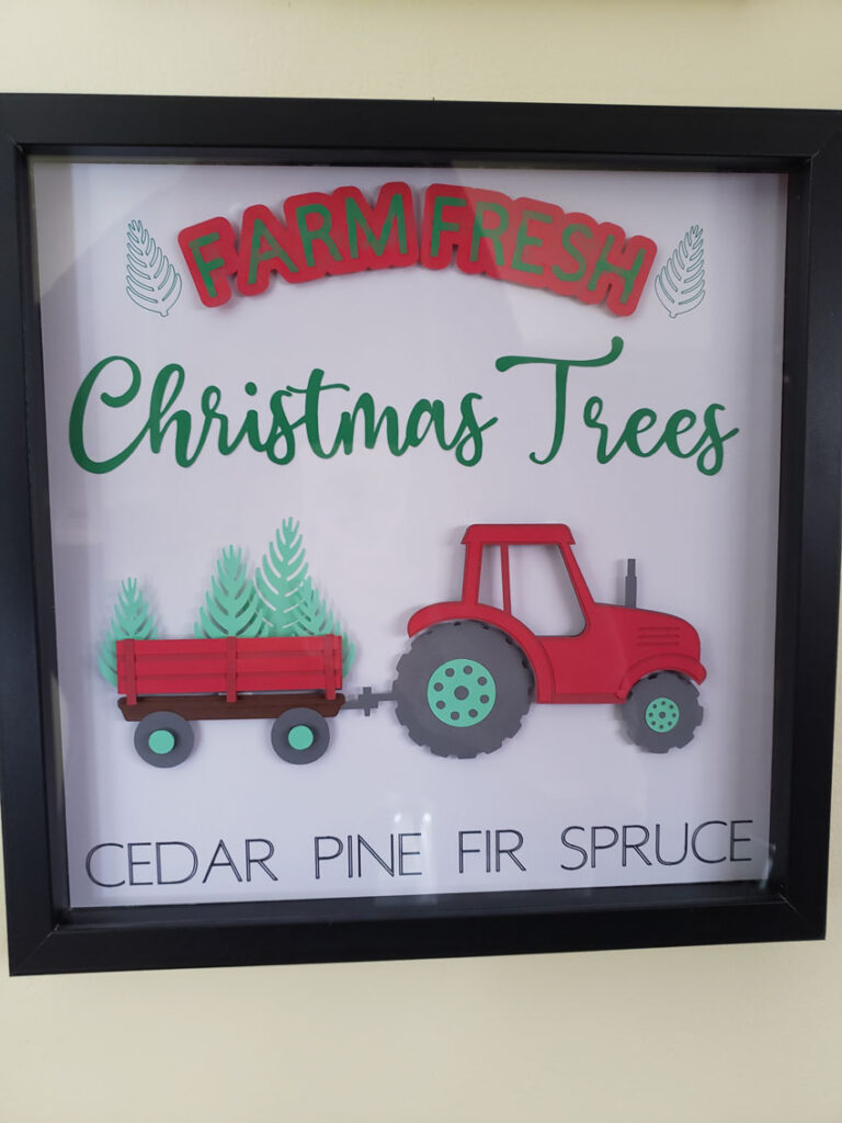 Farm Fresh Tree Christmas Sign