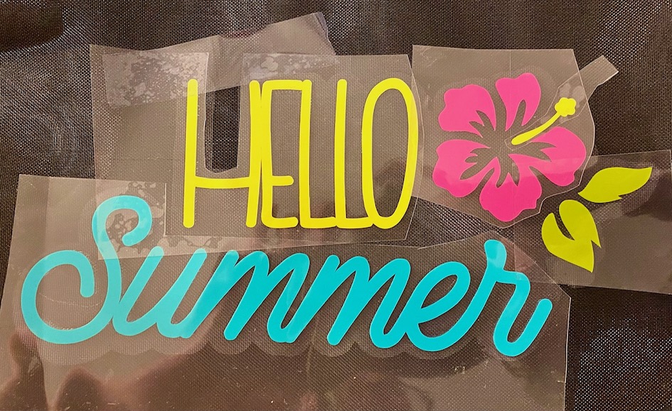 Hello Summer HTV Tote