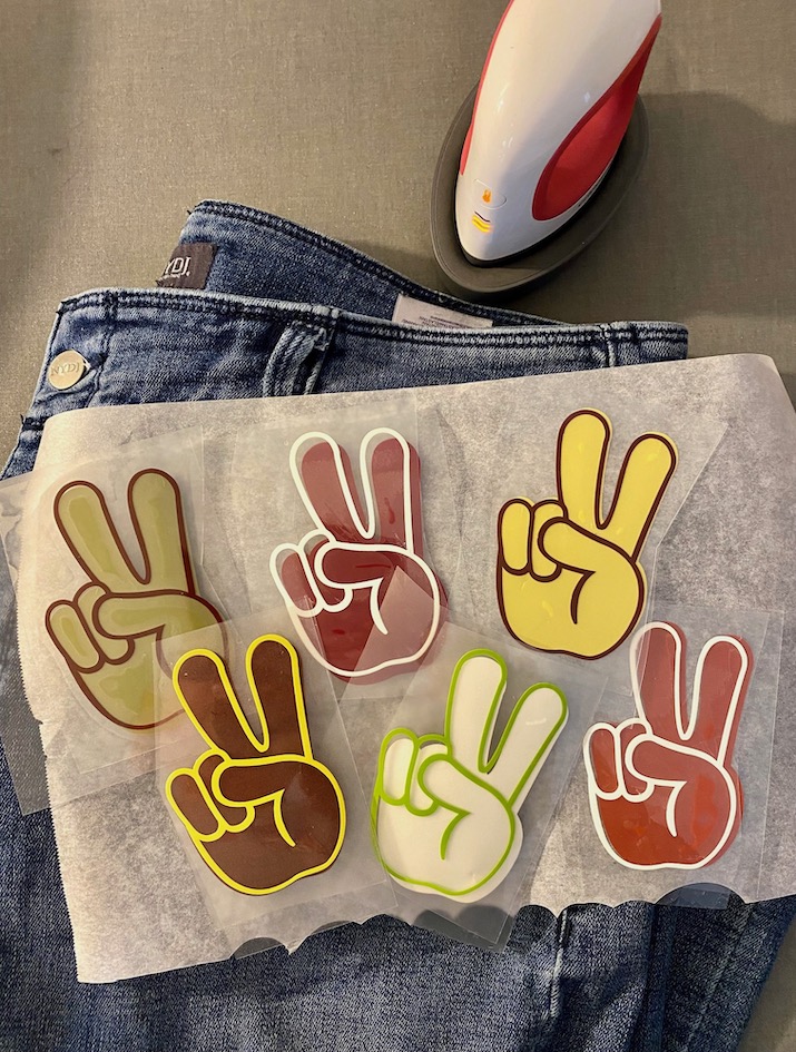 Groovy Retro HTV Jeans