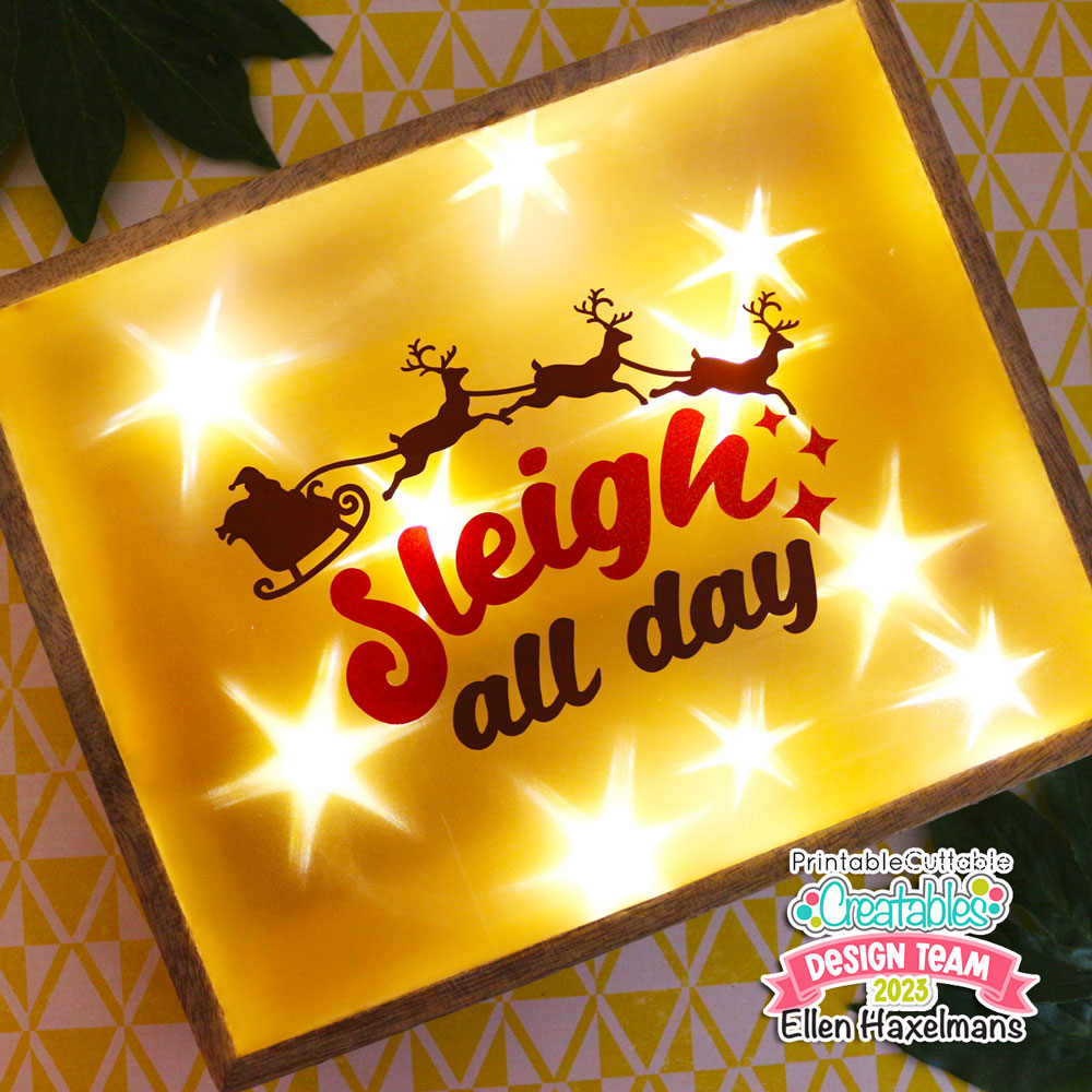 DIY Holiday Light Box Tutorial