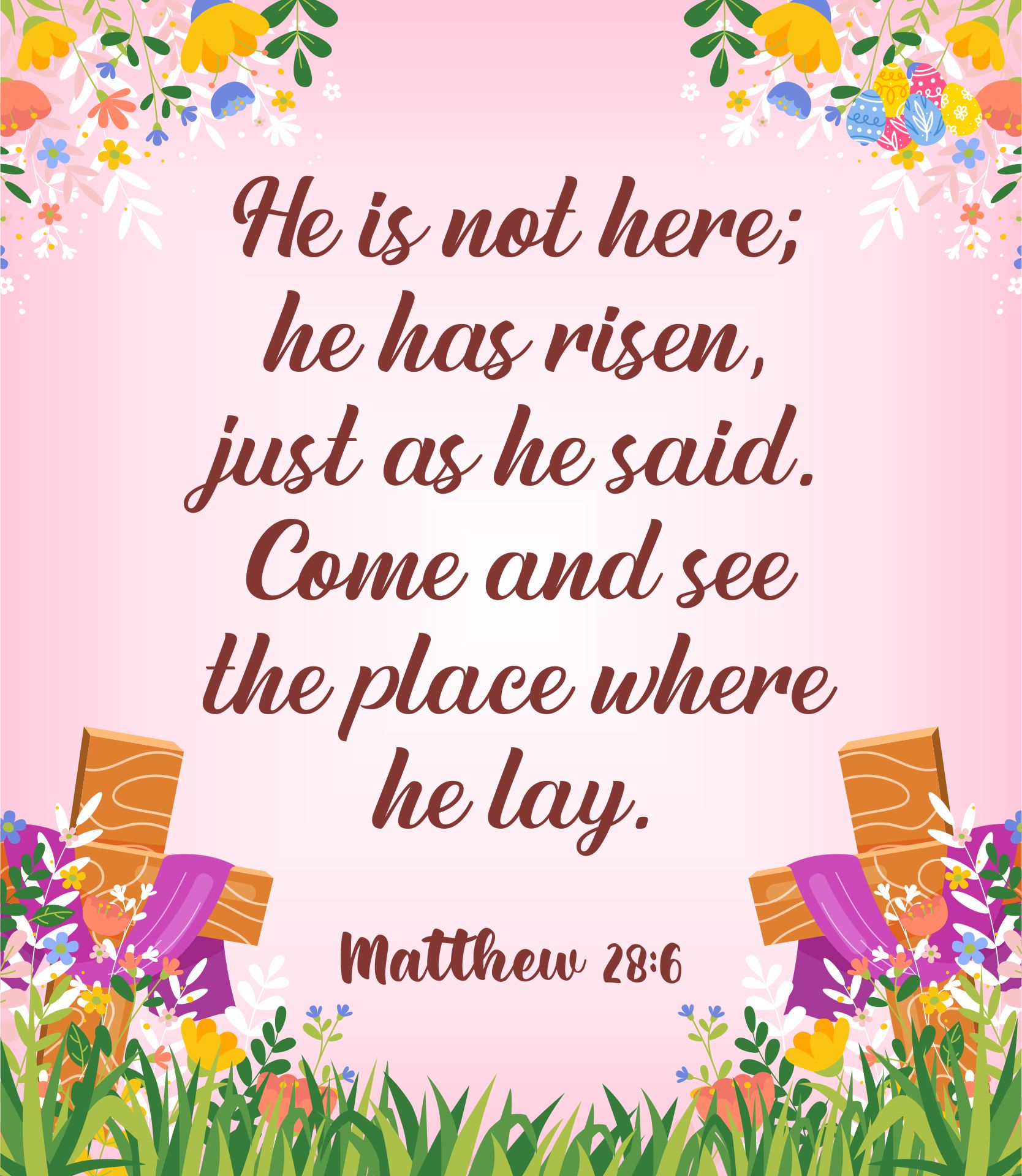 8 Best Images of Free Printable Easter Verses Free Printable Easter