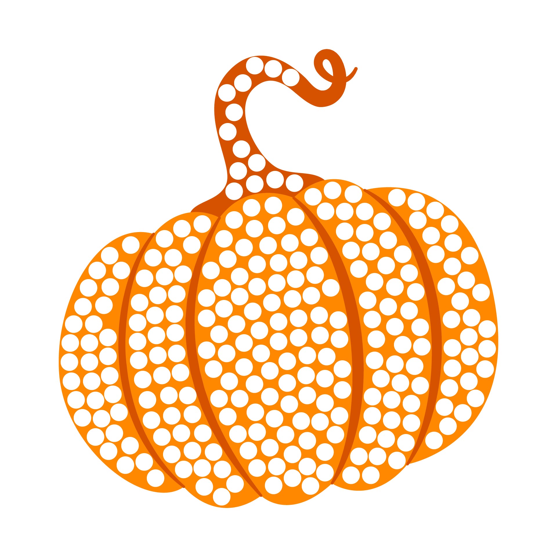 Printable Do A Dot Pumpkin Worksheet