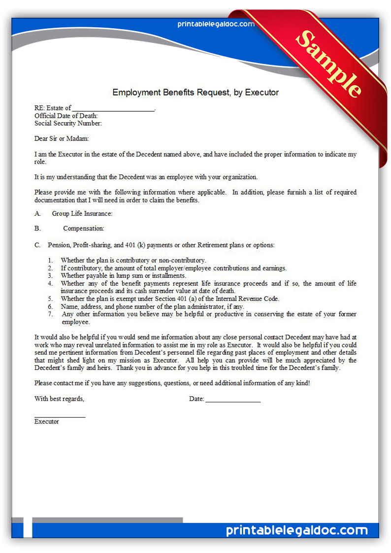Free Printable Renunciation Of Inheritance Form (GENERIC)