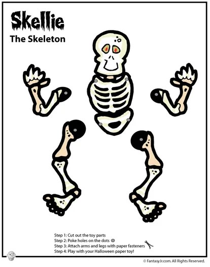 9 Printable Skeleton Crafts - Printables 4 Mom