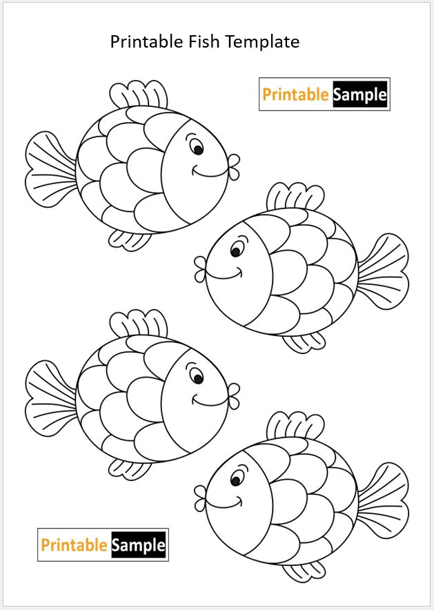 06 Free Printable Fish Templates Printable Samples